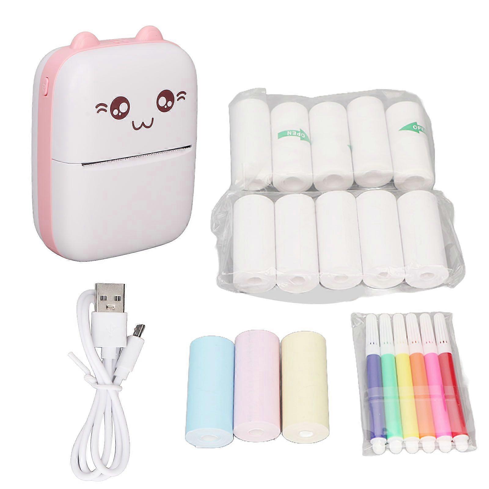 2025 Latest Model  Mini Printer Portable Pocket Mini Wireless Self Adhesive