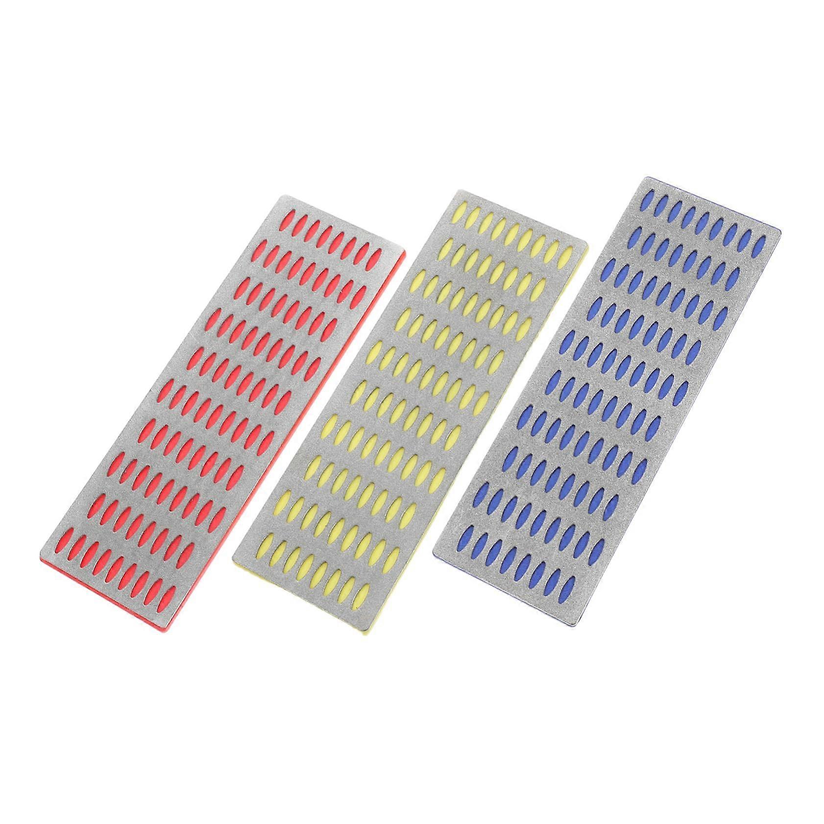 Whetstones for the Kitchen 3-Pack Whetstone Grinding Plate Single Sided Home Use