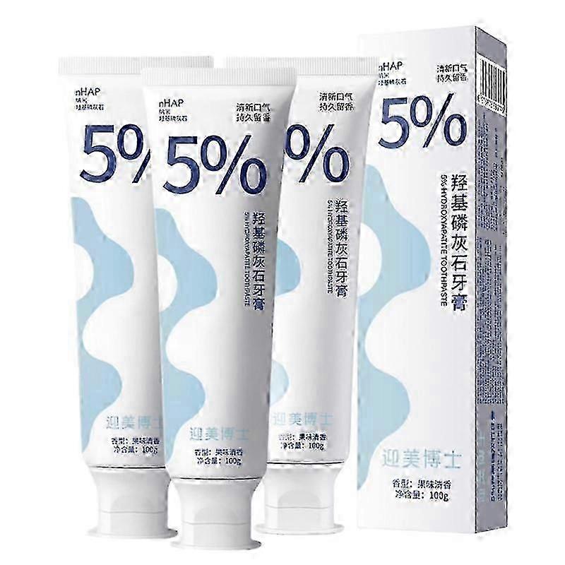 3個ハイドロキシアパタイト歯磨き粉プロバイオティクスホワイトニング歯磨き粉100g