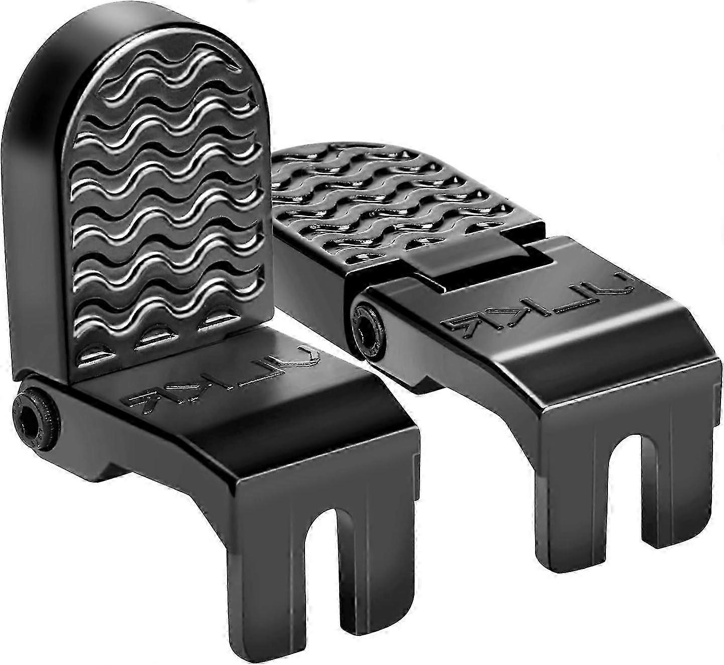 10mm Foldable Non-Slip Rear Pedals for Mountain Bikes and E-Bikes (1 Pair)