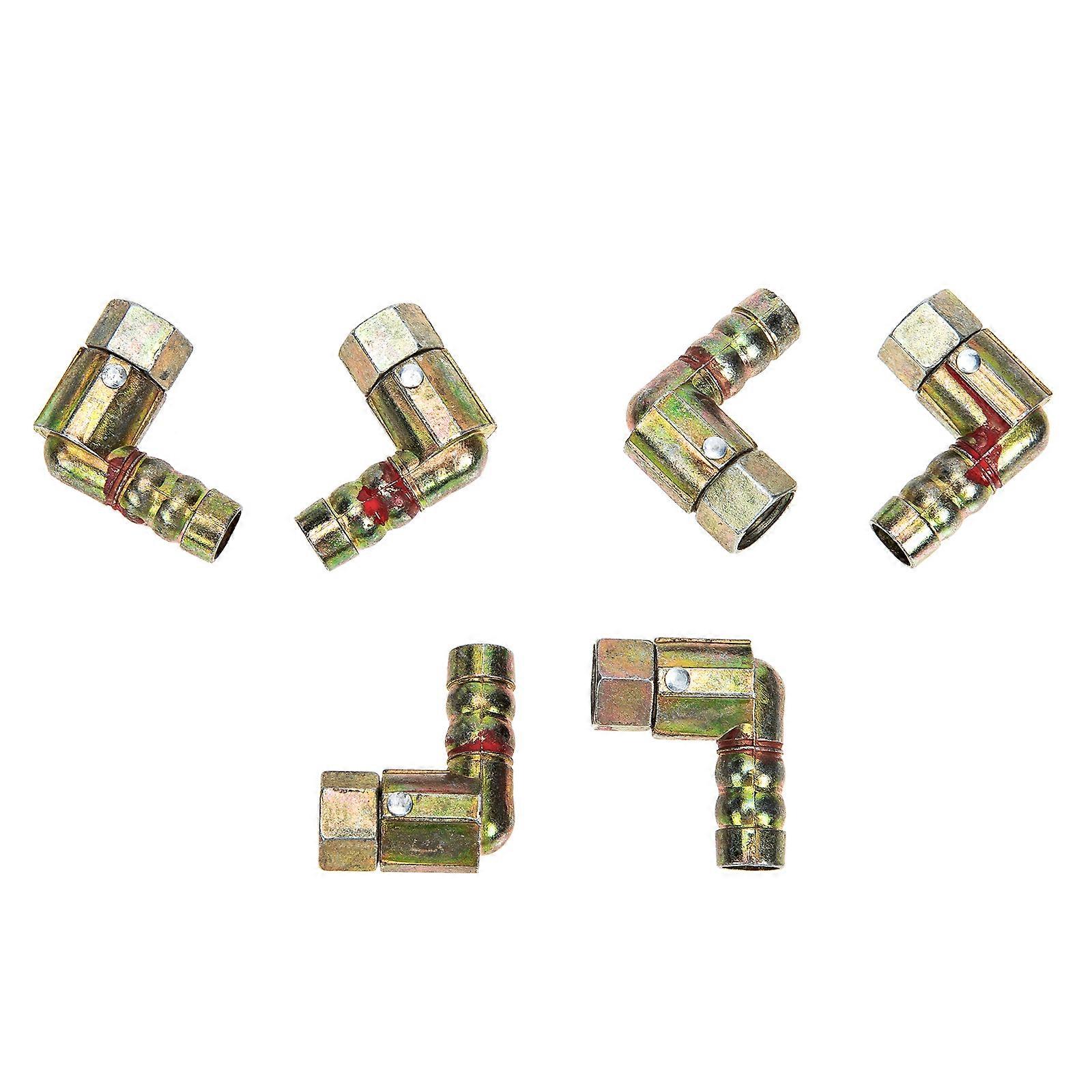 6pcs Stove Connector Gas Stove Joint Compact Lightweight Adapter for Water Gas Hoses Reliable Pipe Fittings for Secure Installation