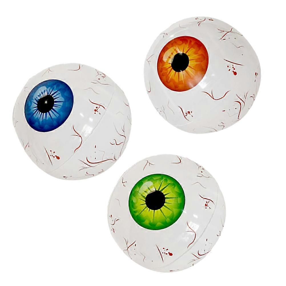 Halloween Party Balloons Inflatable Eyeball Balloons Ceiling Decoration 22 Inch 3Pcs