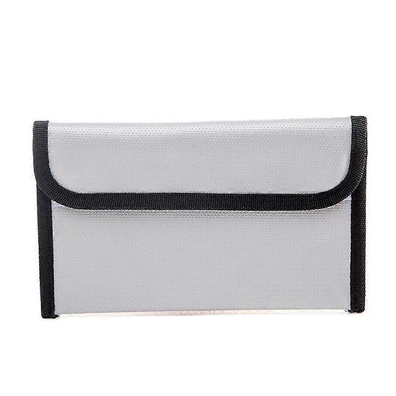 Fireproof Waterproof Wallet Bag File Folder Home Document Cash Safe Pouch