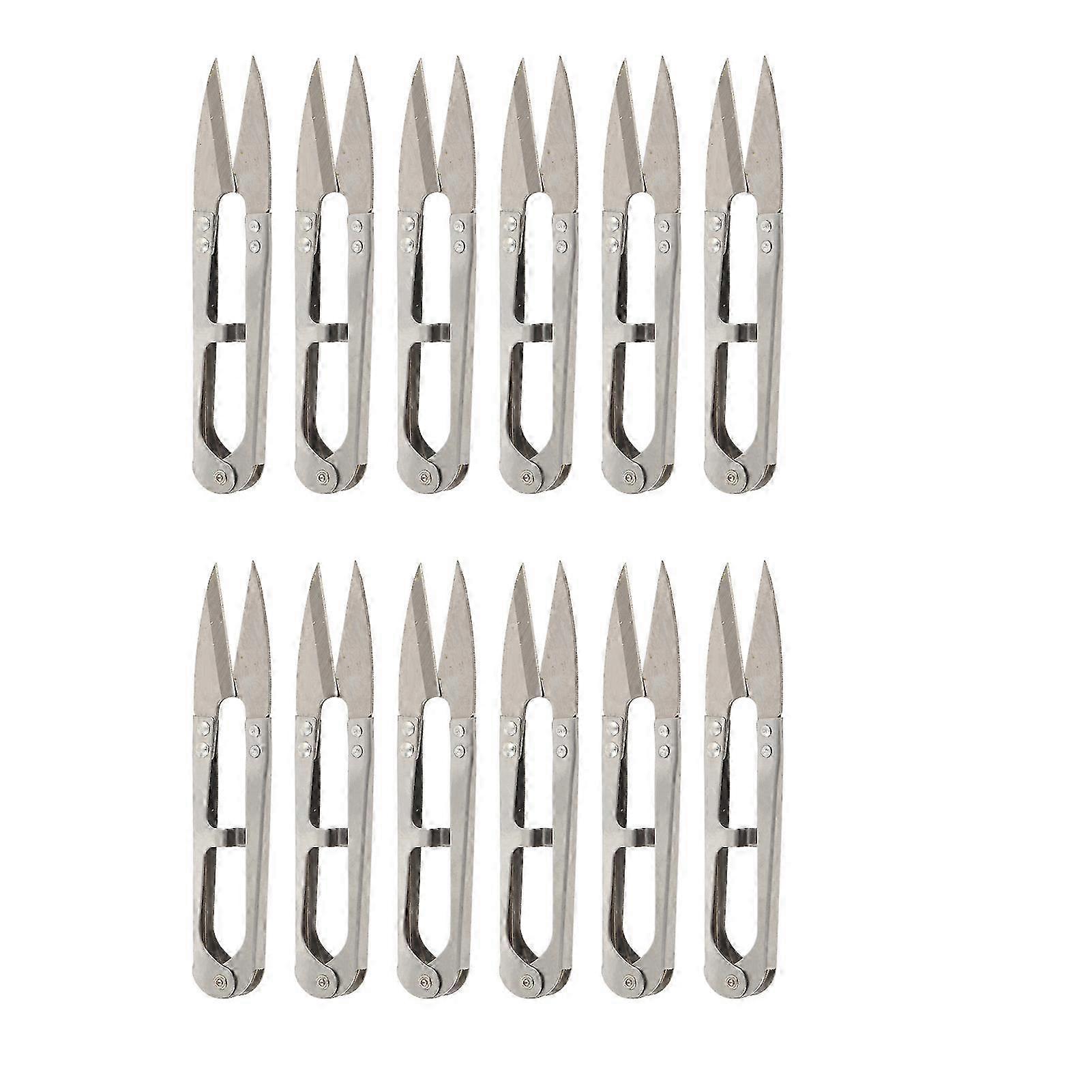 12 Pcs Small Thread Sewing Scissors Snippers for Embroidery Yarn