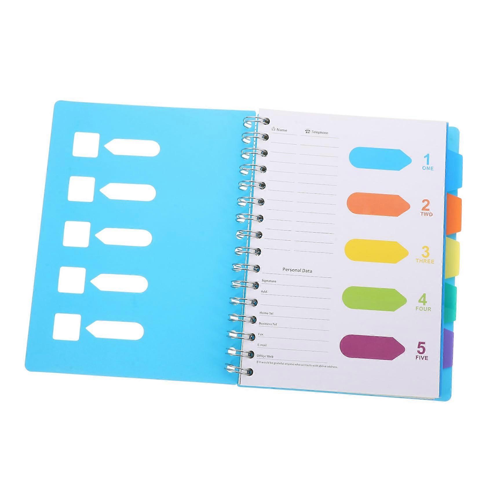 Spiral Notebook Portable Notepad with Durable Binding for Office, School, and Travel Journaling, A5 Size, Multi-Use