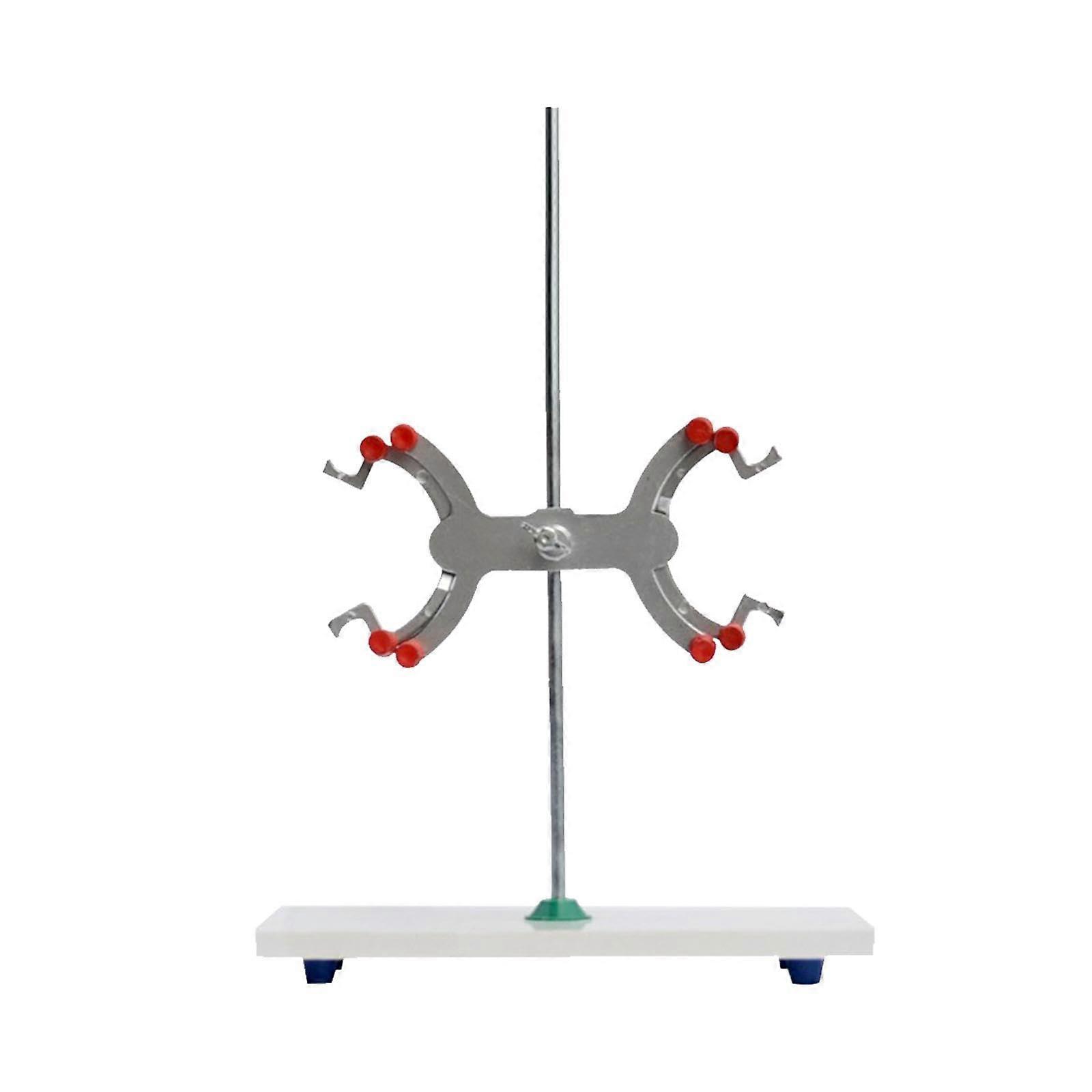 Metal Titration Stand with Adjustable Clip for Educational Science Experiments, Sturdy Steel Construction