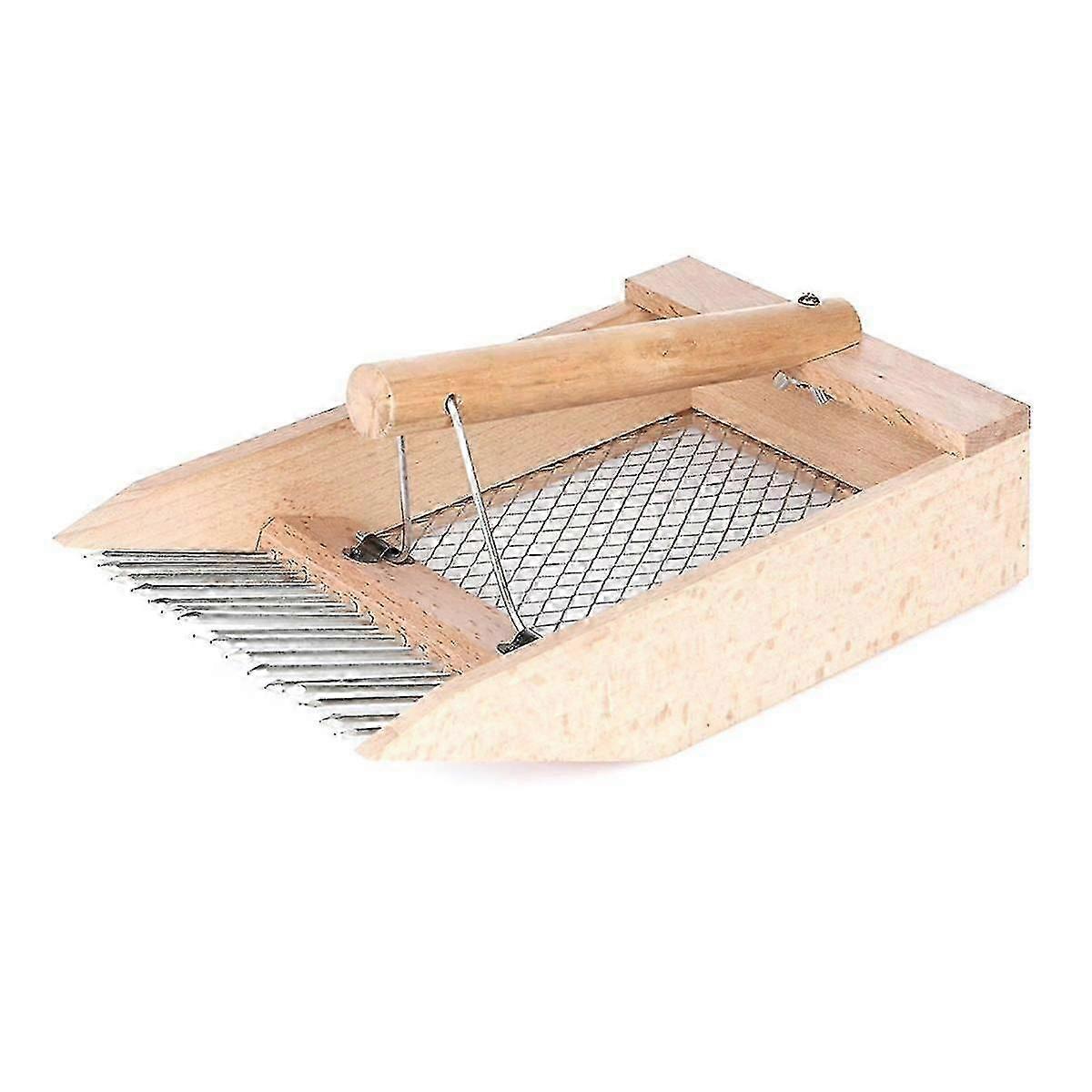 Berry Picker with Stainless Steel Comb Blueberry Rake Blueberry Raspberry Picker with Storage Baske-Good