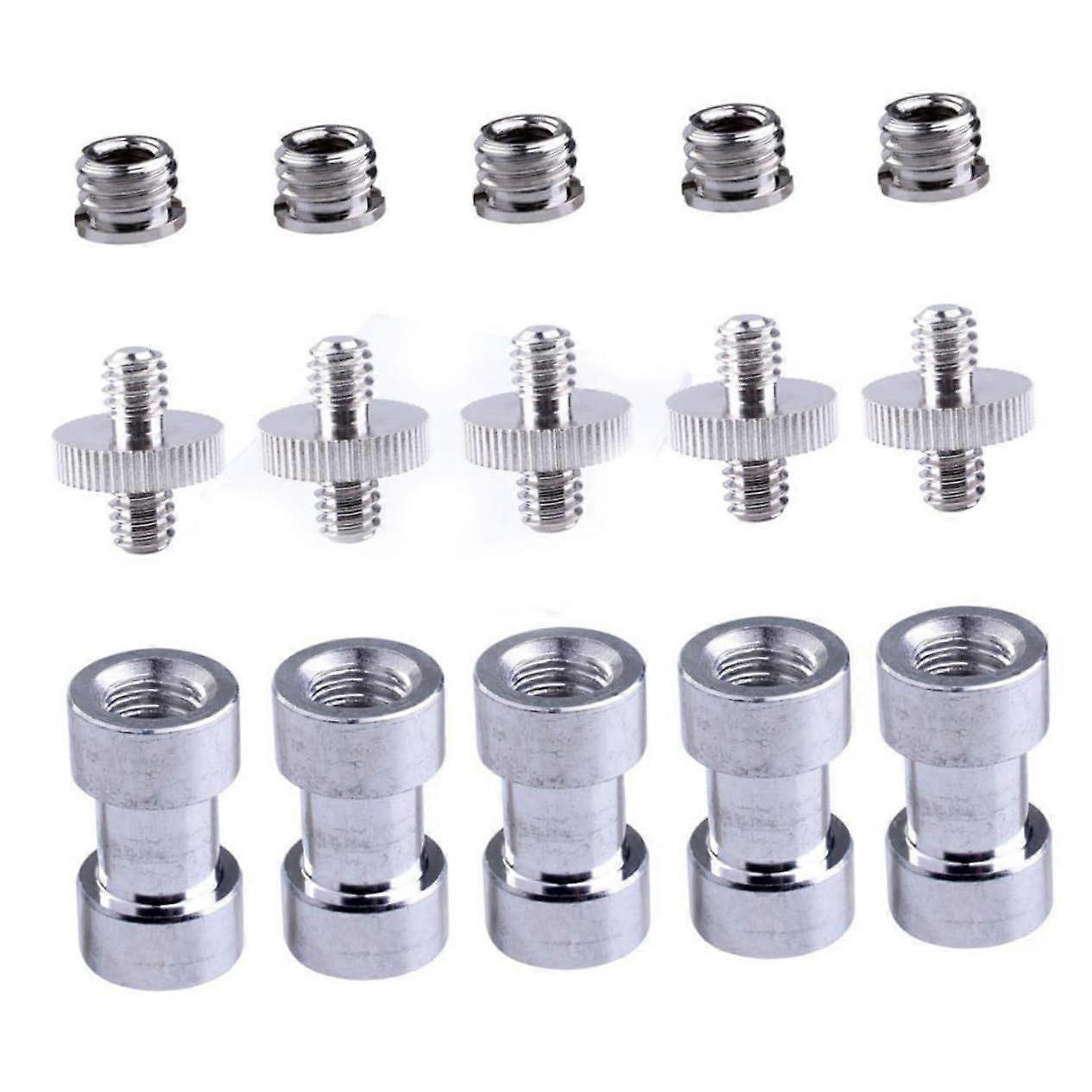 18-Piece Camera Mount Screw Adapter Set for 1/4-3/8-Inch Tripod Mount Compatibility with Professional Equipment