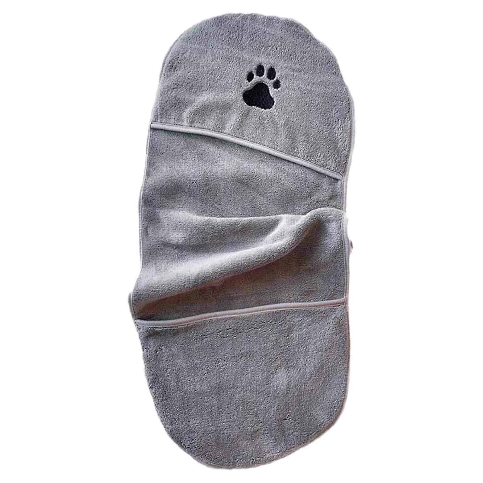 Microfiber dog towel, pet bath towel, soft, absorbent, easy to wash and reusable Ref: 3349
