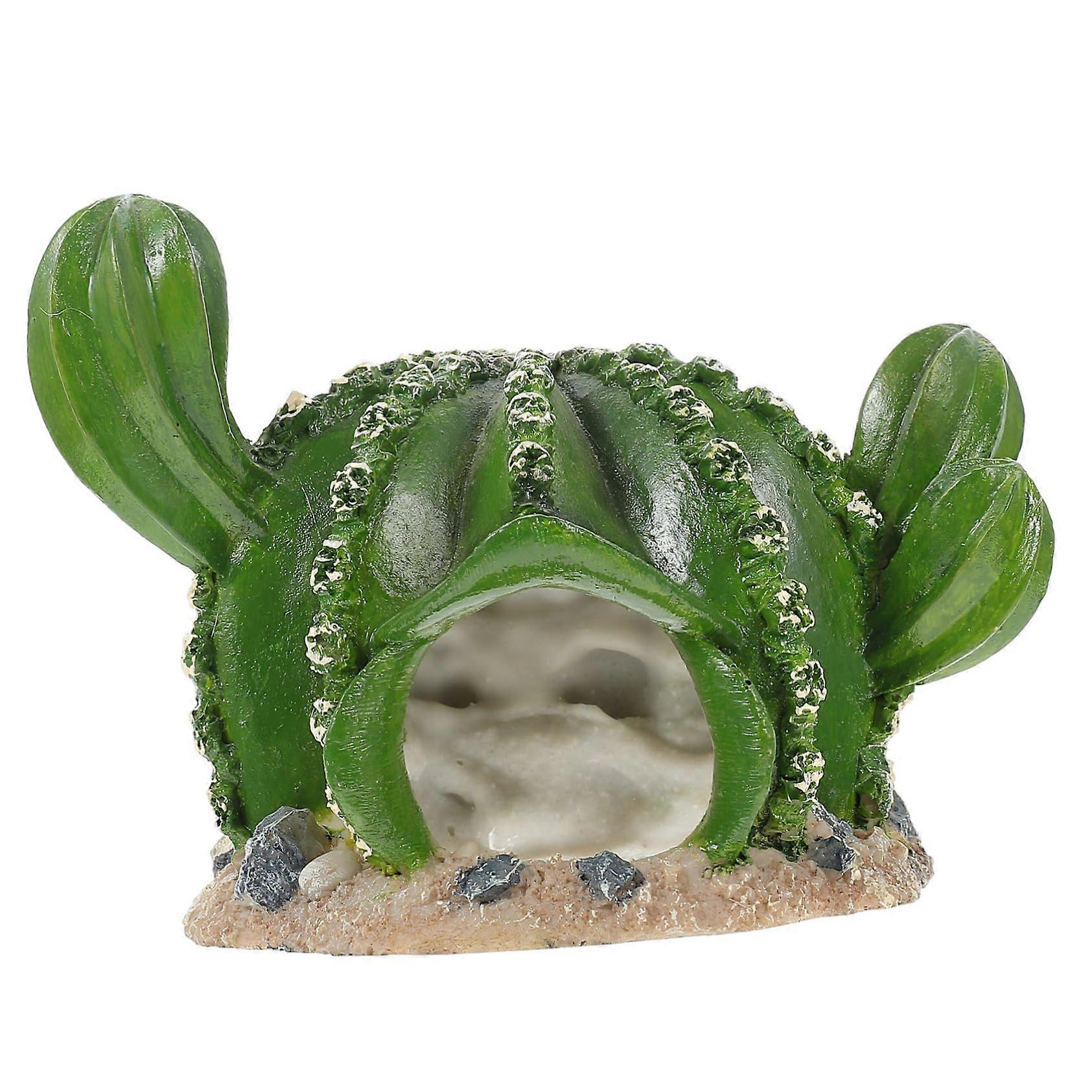 Artificial Reptile Hiding Place - Decorative Resin Workshop for Terrariums and Aquariums, Turtle and Small Animal Safe