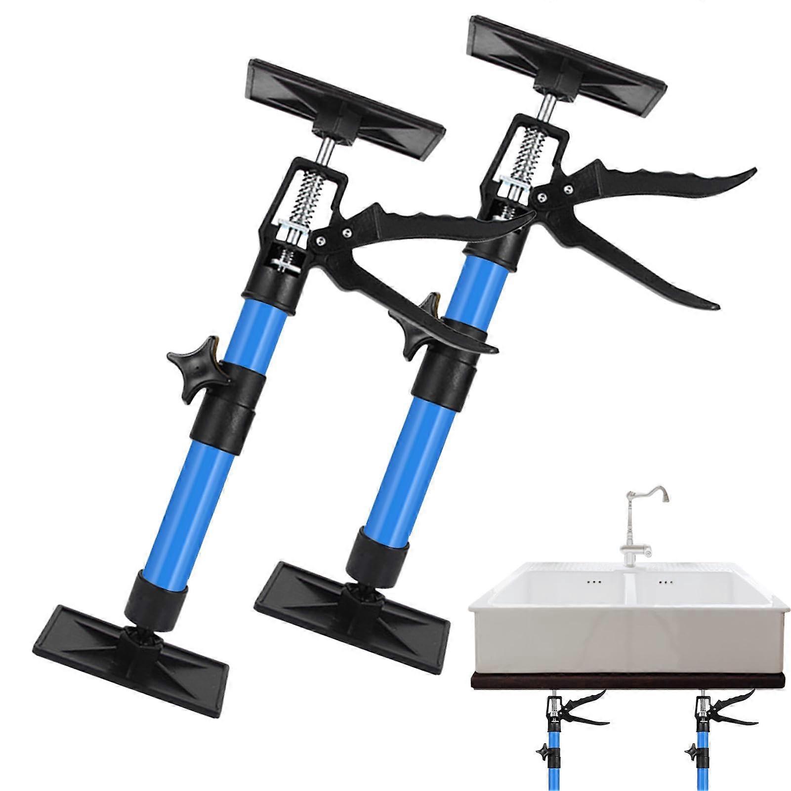 Cabinet mounting brackets, adjustable support rod 11.8–23.2 inch, multifunctional tools