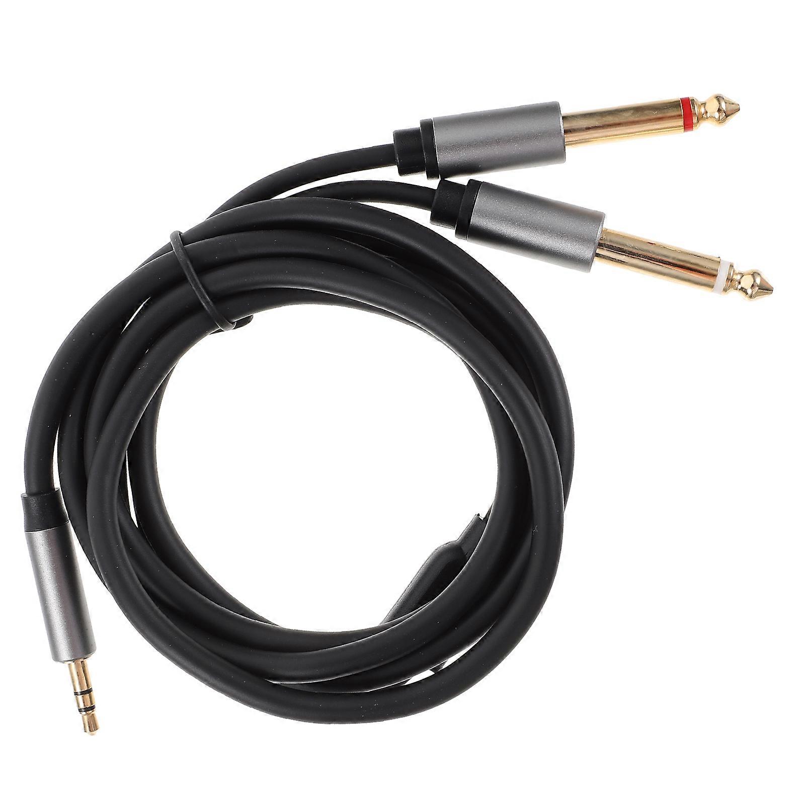Stereo Audio Cable 6 5mm to 3 5mm Jack Cable for Transmission Double Way Audio Cable