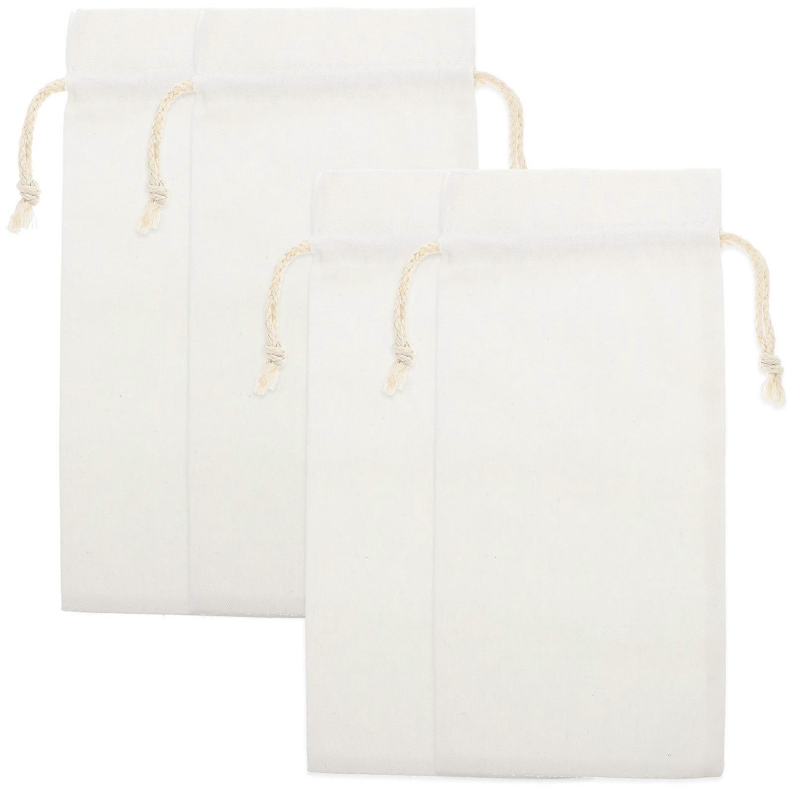 Here's a polished product description for your **4pcs Reusable Bags With Drawstring Linen Sublimation Blank Tote**:
**4 Pack Reusable Bags –
