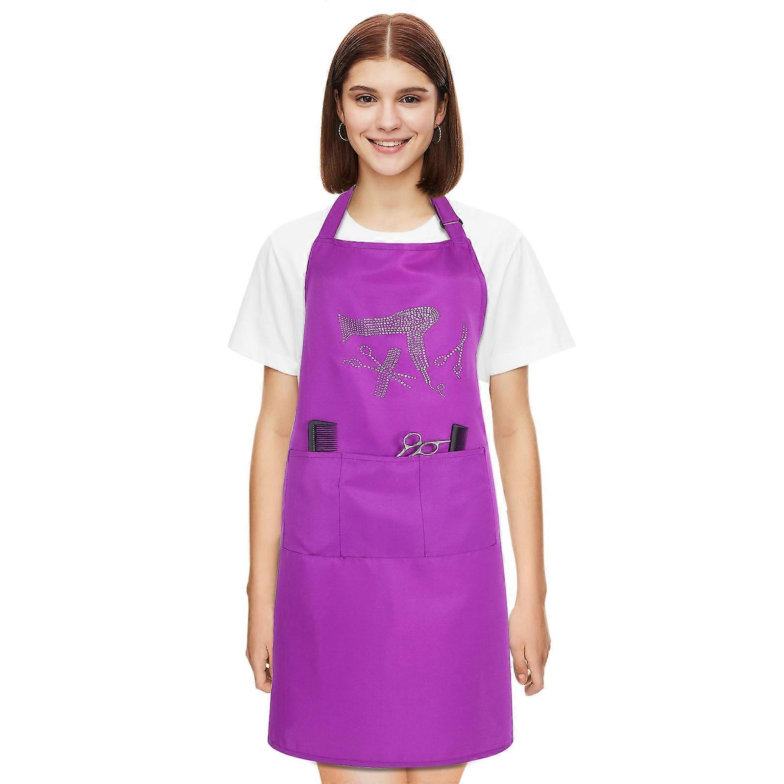 Work Apron Barber Apron for Barber Use with Adjustable Neck Strap