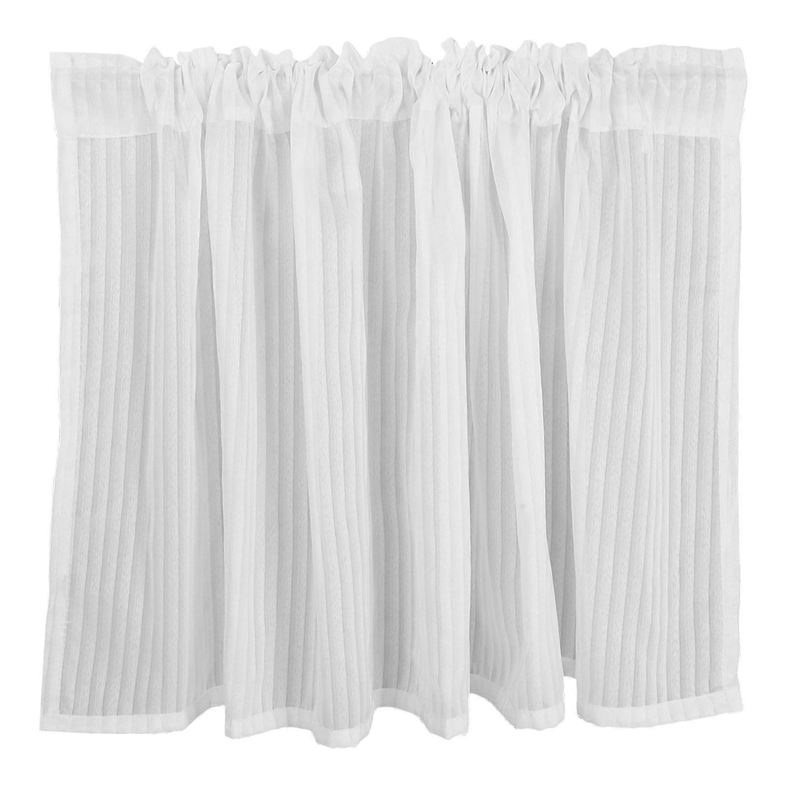 It sounds like you're looking for **minimalist short half curtains for your kitchen**, specifically designed to provide **privacy for cabinets and