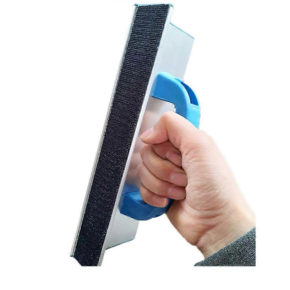 Right Angle Sandpaper Holder Tool with Ergonomic Handle for Wall Grinding Use Multi Color Aluminum Alloy and Plastic Lightweight