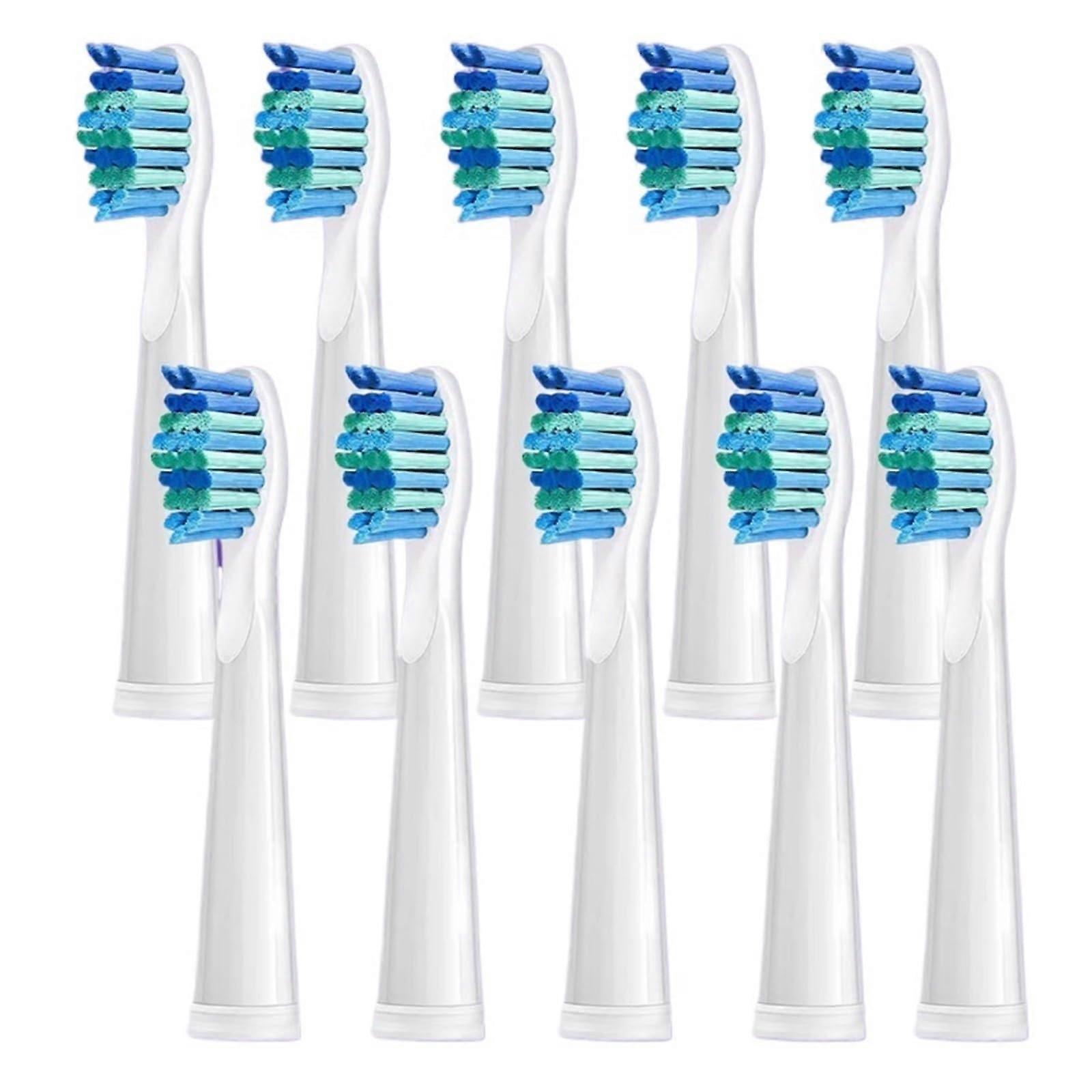 Electric Toothbrush Replacement Head For ATMOKO HP126A White 10pcs