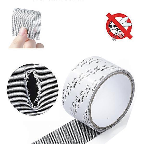3pcs mosquito net repair tape. Mosquito net repair patch window repair tape mosquito net repair kit 5 x 2m (grey).