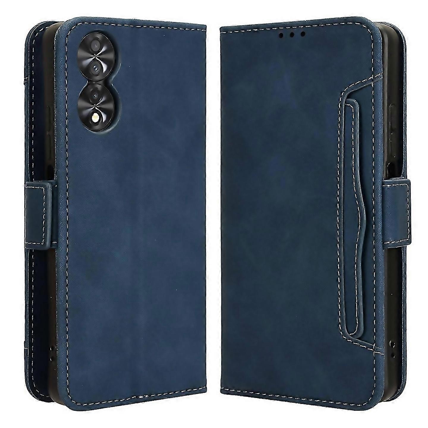 For Tcl 40 Nxtpaper Magnetic Phone Case Pu Leather Stand Cover With Multiple Card Slots