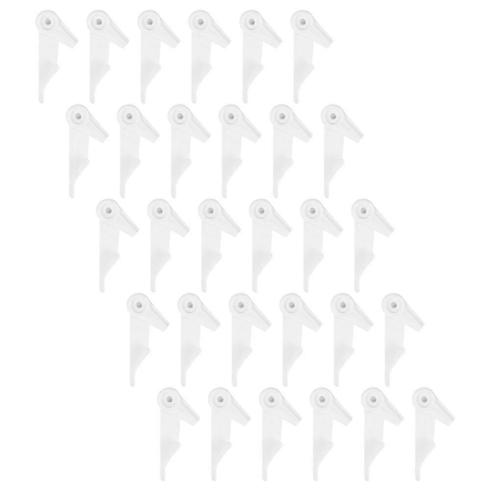 Plastic Ceiling Lamp Buckles 30Pcs Round Edge Fixing Clips Suitable For Ceiling Lamp Shades Used In Home Improvement Projects