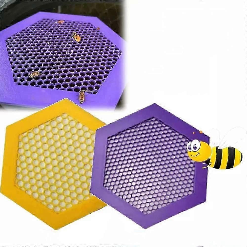 Floating Bee Island Use for Bee Cups for Garden, Colorful Bee Insect Waterer