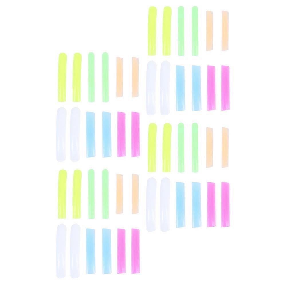 Assorted Color Silicone Eyelash Perming Pads 24 Pairs Ideal For Girls 5.5X1cm Designed For Eyelash Lifting