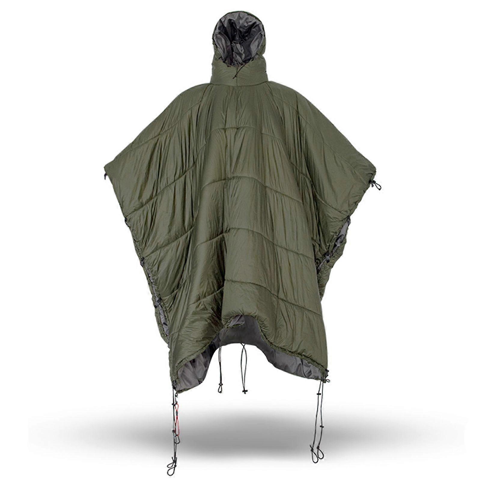 Multifunctional Hammock Underquilt Winter Warm Hammock Under Blanket Poncho for Camping Hiking Traveling