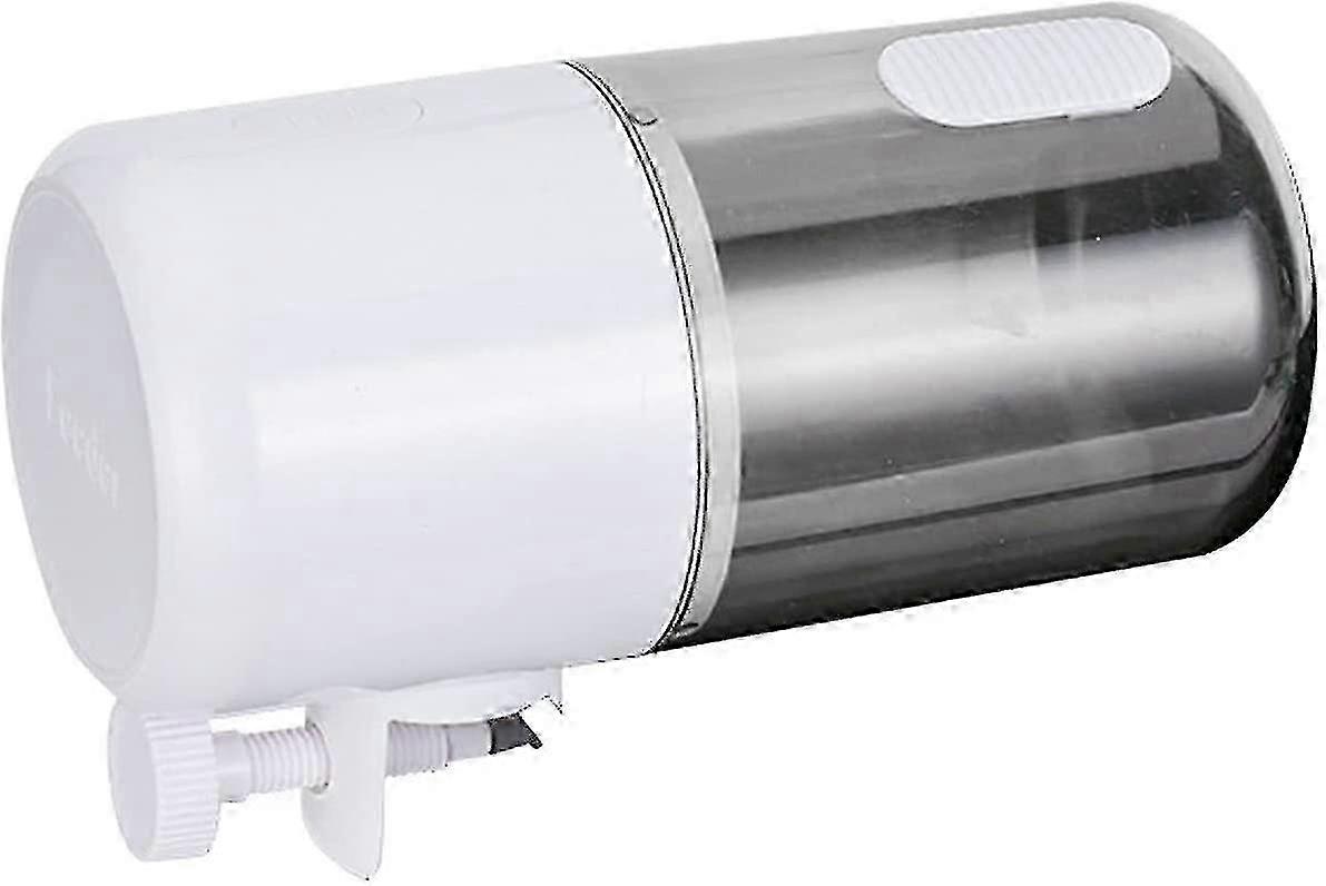 Programmable Automatic Fish Food Dispenser with Timer for Fish Tanks, Moisture-Proof, Ideal for Holidays, 1pc White