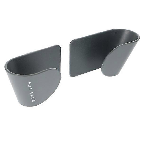 3 Pairs Wall Mounted Self-Adhesive Storage Rack for Pot Lid
