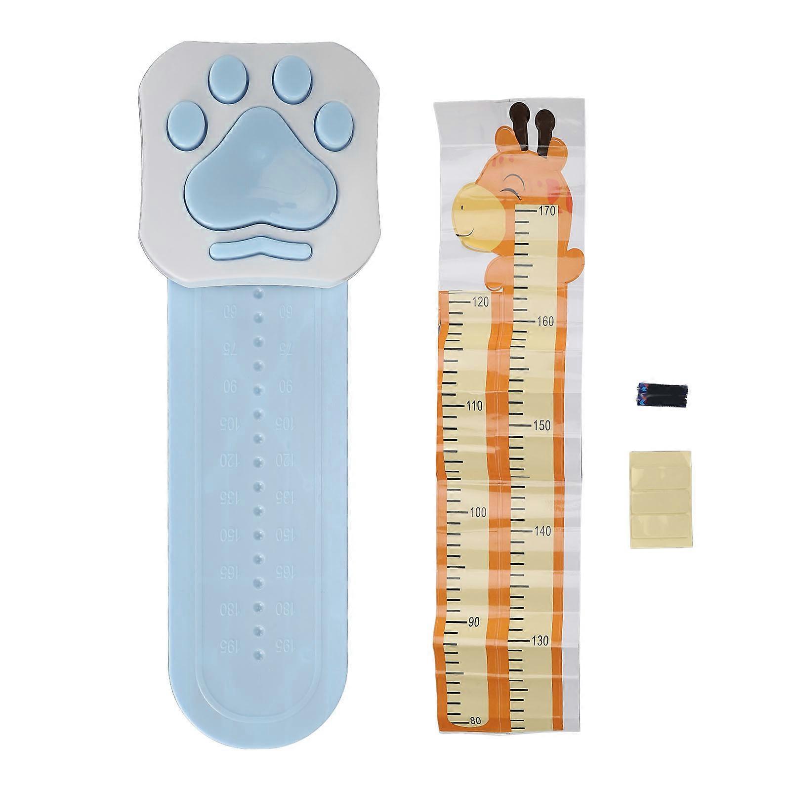 Touch High Voice Counter 21 Levels Height Adjustable LED Lighting Interactive Touch Jump Voice Trainer for Boys Girls Blue