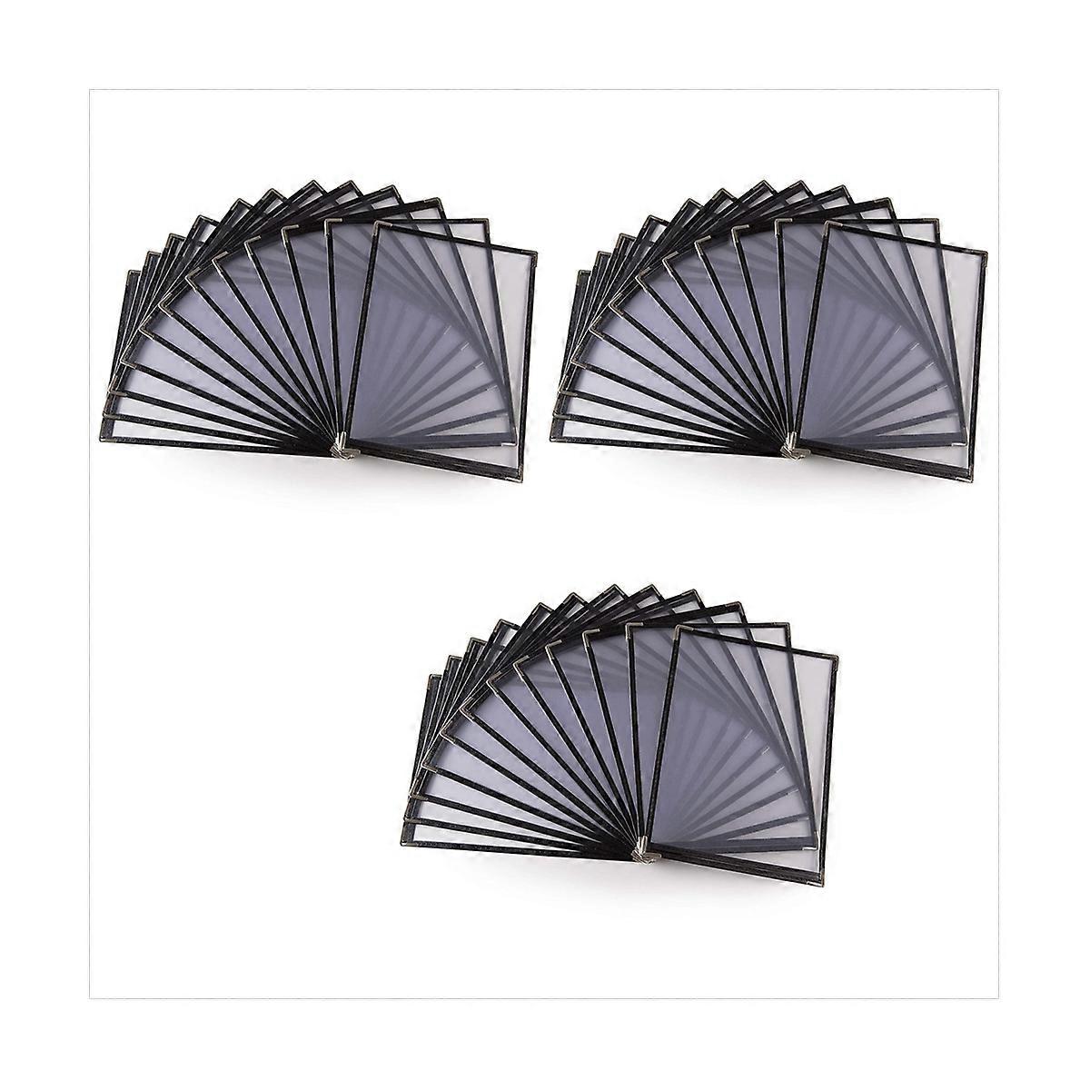 30 Pack of Menu Covers - Single Page, 2 View, Fits 8.5 x 11 Inch Paper - Restaurant Menu Covers