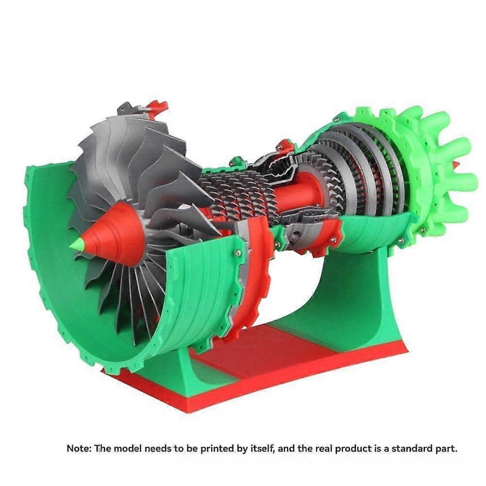 3D Printing Model MH006 Aircraft Engine Components for Enhanced Printing Experience and Compatibility