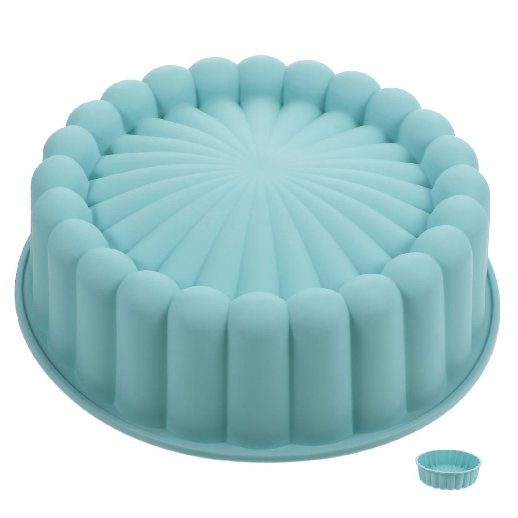 Cake Mould Heat Resistant Round Baking Mould 8-Inch Reusable for Cheesecakes Easy to Demould and Clean
