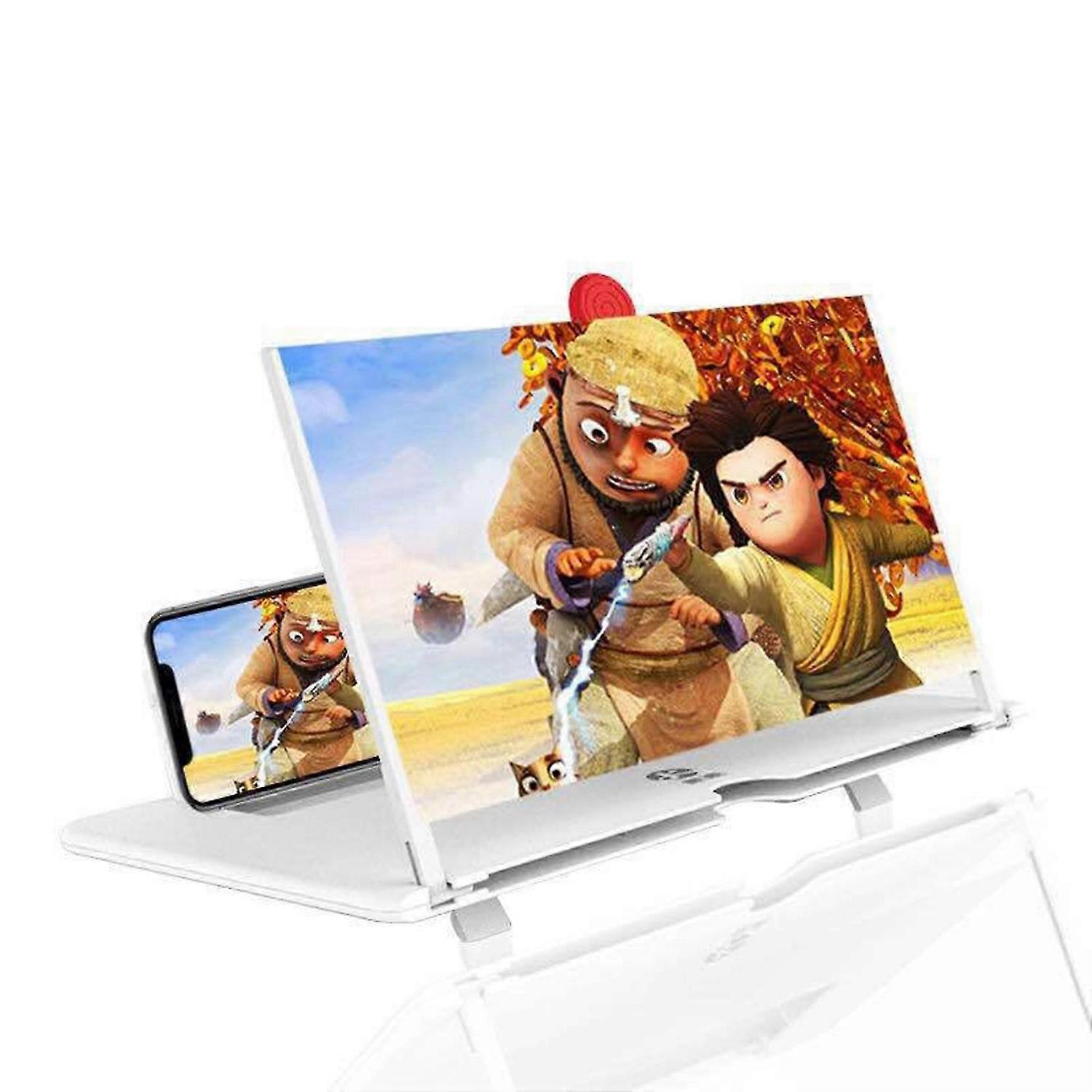 10 Inch/12 Inch Mobile Phone Screen Magnifier, 3D Screen Magnifier, Foldable Mobile Phone Projector