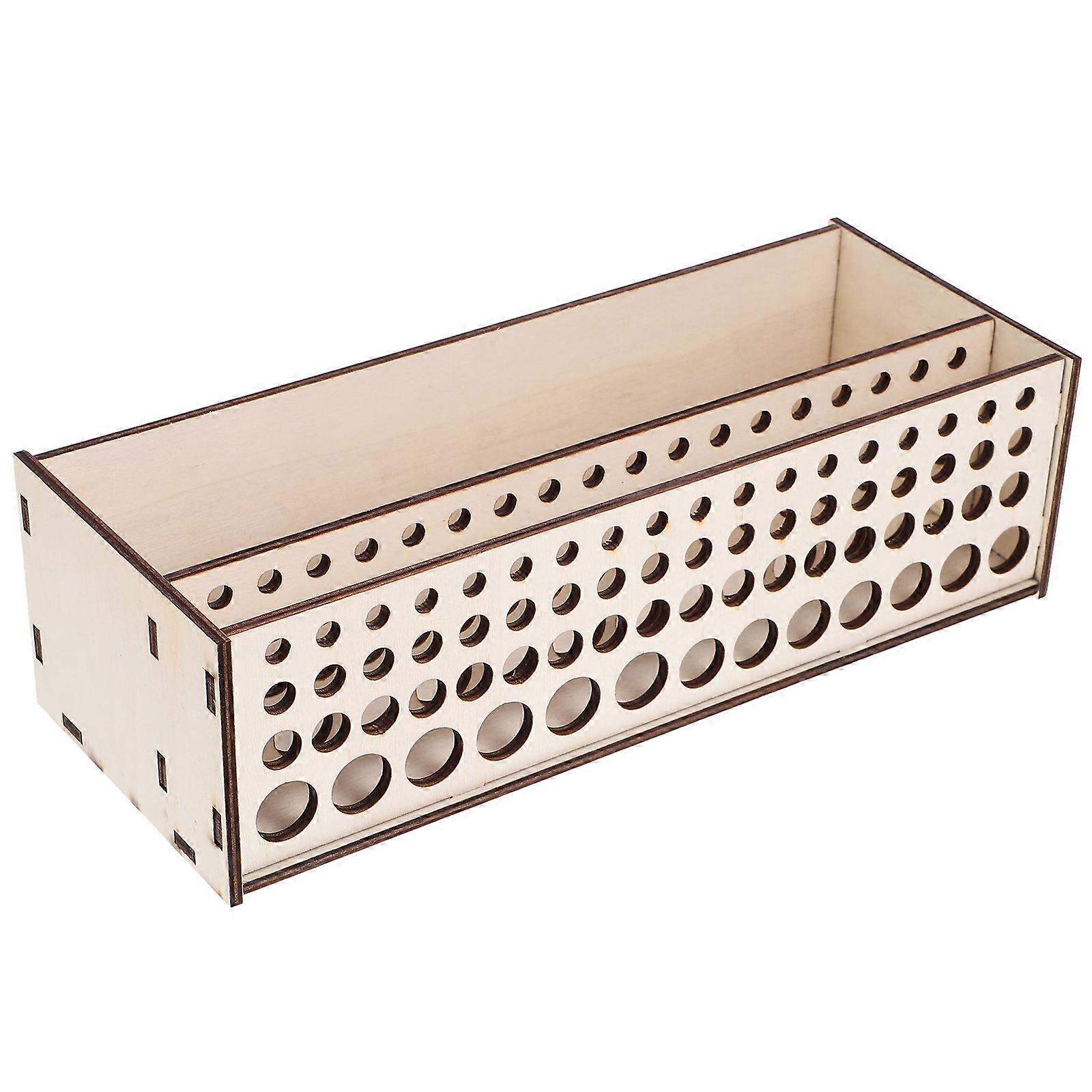 Paint Brush Container For Various Sizes Of Supplies 24.50X10.00X7.00CM Minimalistic Style Storage 1Pcs