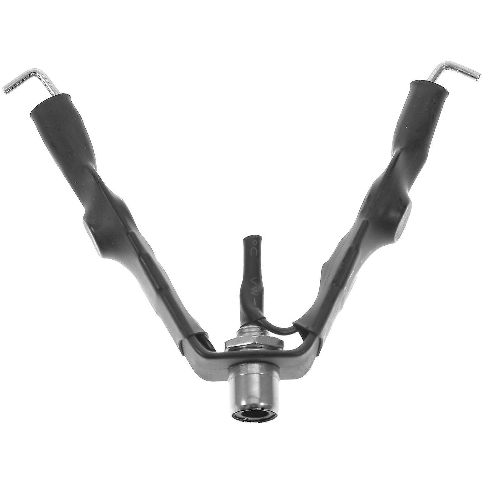 Cable Clamp Power Supply Clip Cord Hook Line Conversion Head For Machine Accessory Black 1Pcs