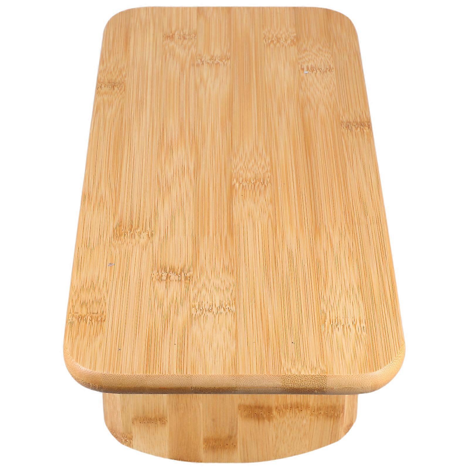 Bamboo Multi Functional Stool Compact Portable Chair Ergonomic Bench for Comfortable Support in Office, , and Prayer Use