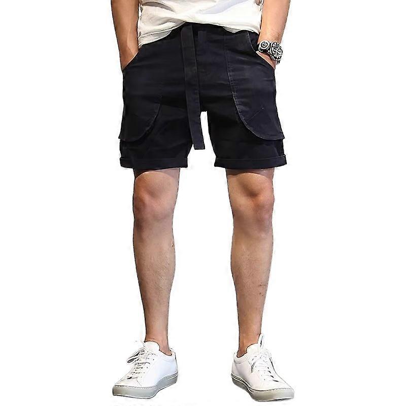2024 Mens Trendy Five Point Pants Lazy Workwear Shorts Spring Autumn Casual