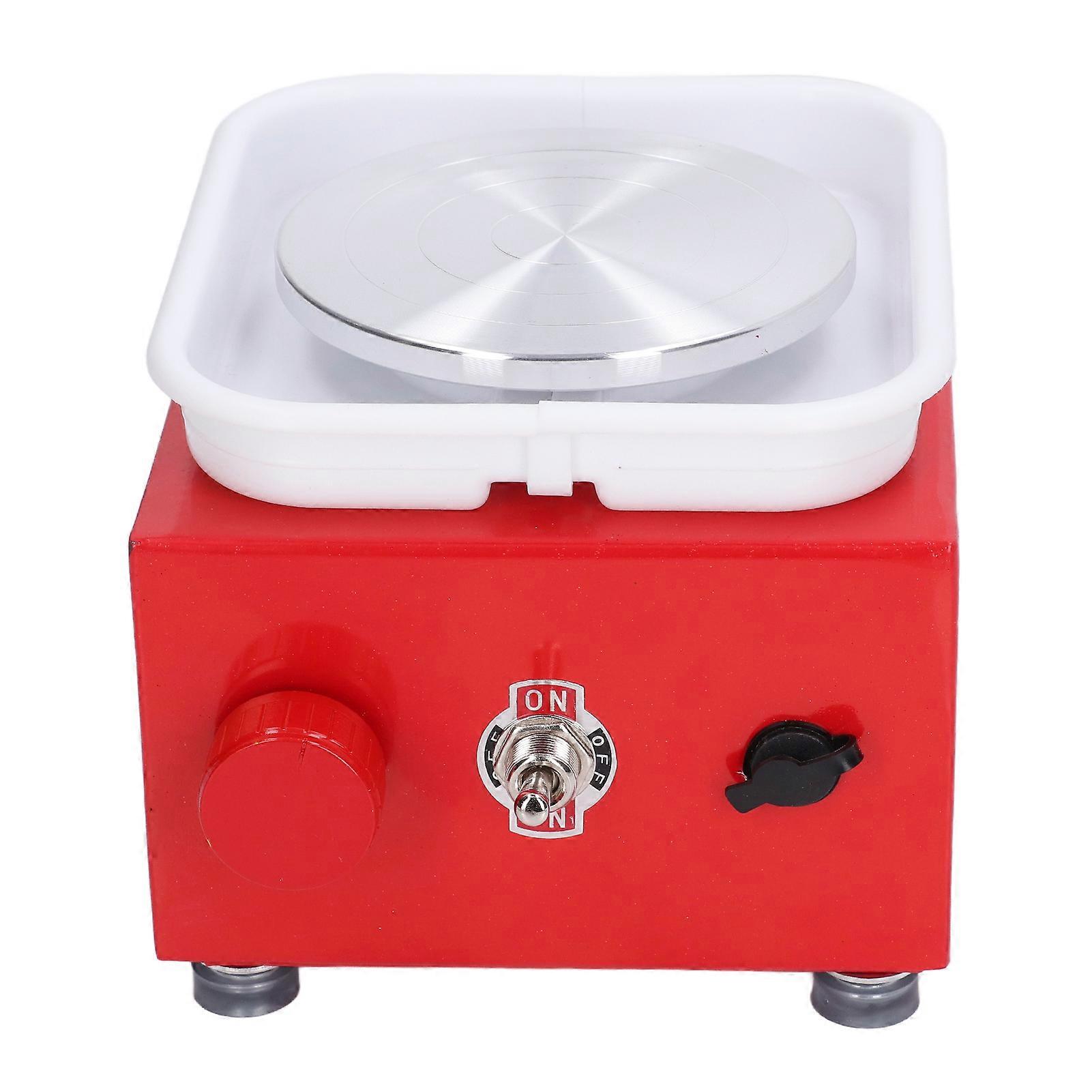 Kids Pottery Wheel EU Plug, Adjustable Speed, 10cm Turntable