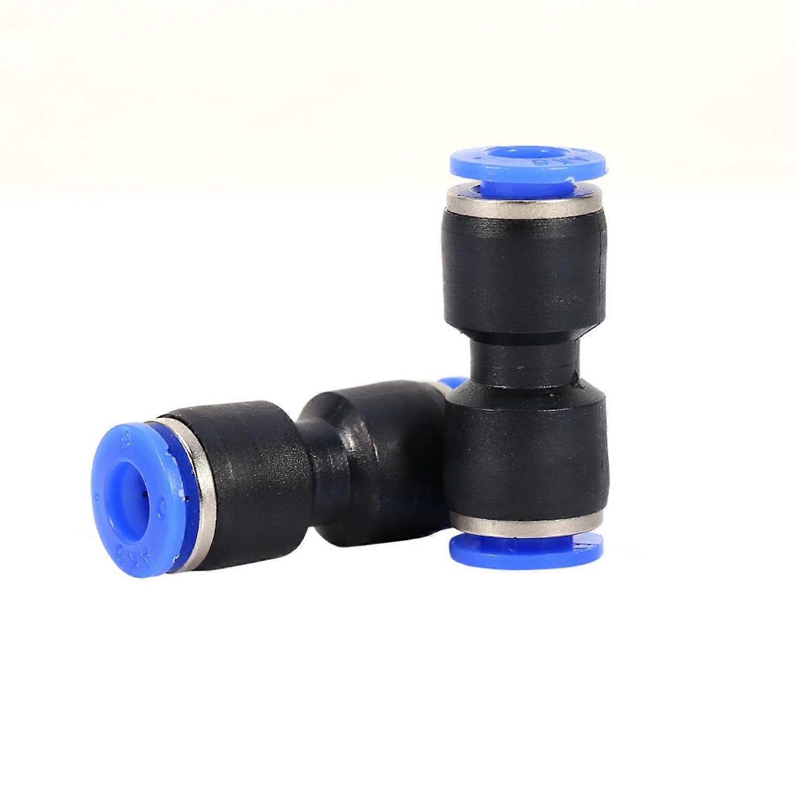 Pneumatic Push In Fittings Air Valve Water Hose Pipe Connector Joiner