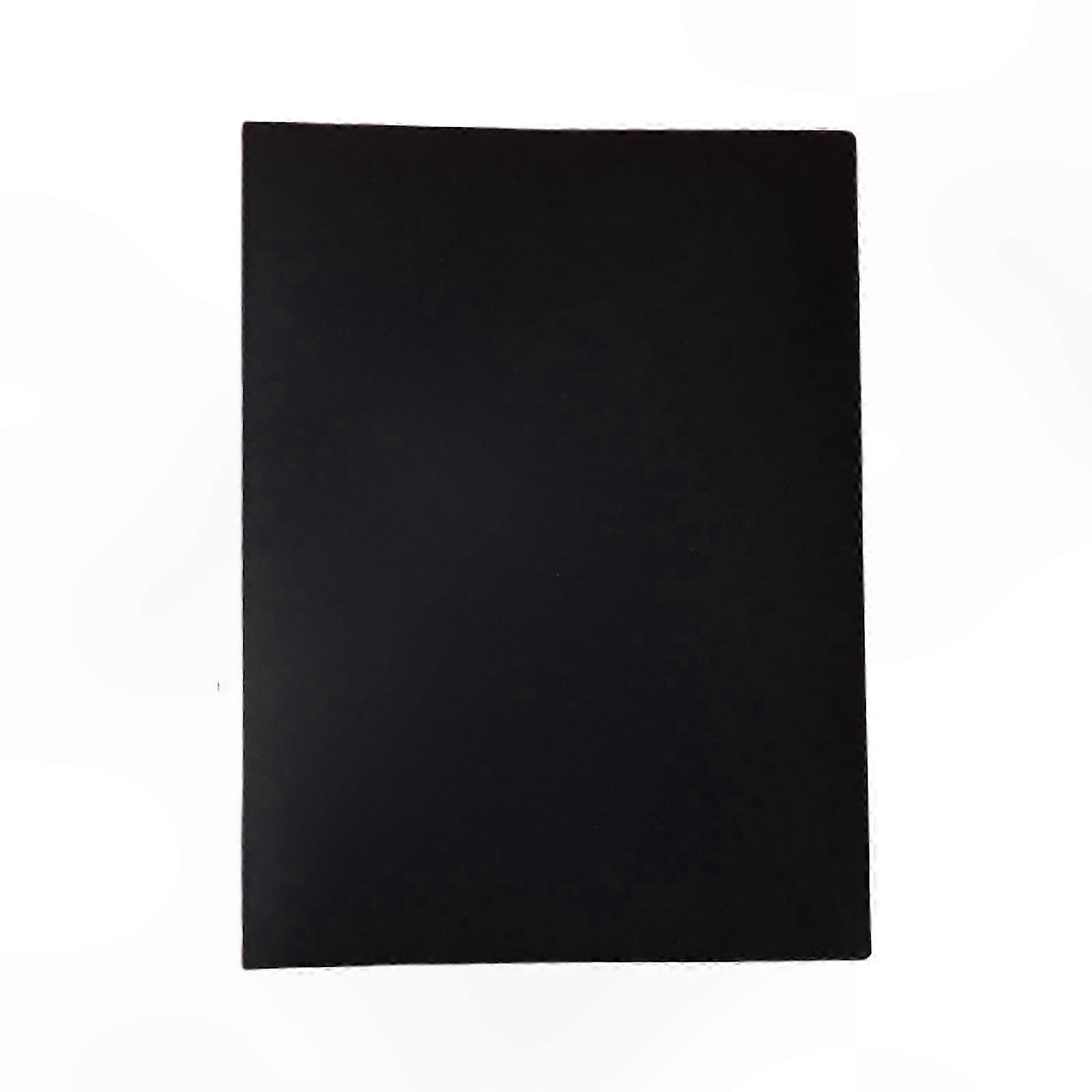 Presentation Portfolio with Sleeves for Artwork Storage and Display, Transparent Yellow, Fits A2 A3 A4 Sizes