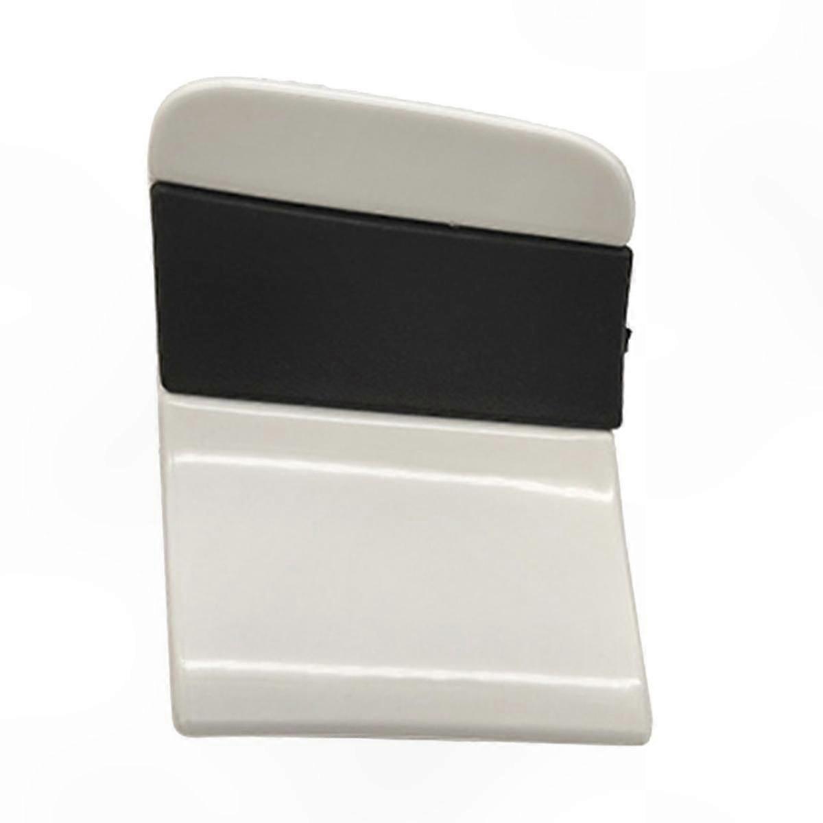 Front Bumper Tow Hook Cover for W254 GLC 2023+, White & Black Trailer Eye Cap Protector