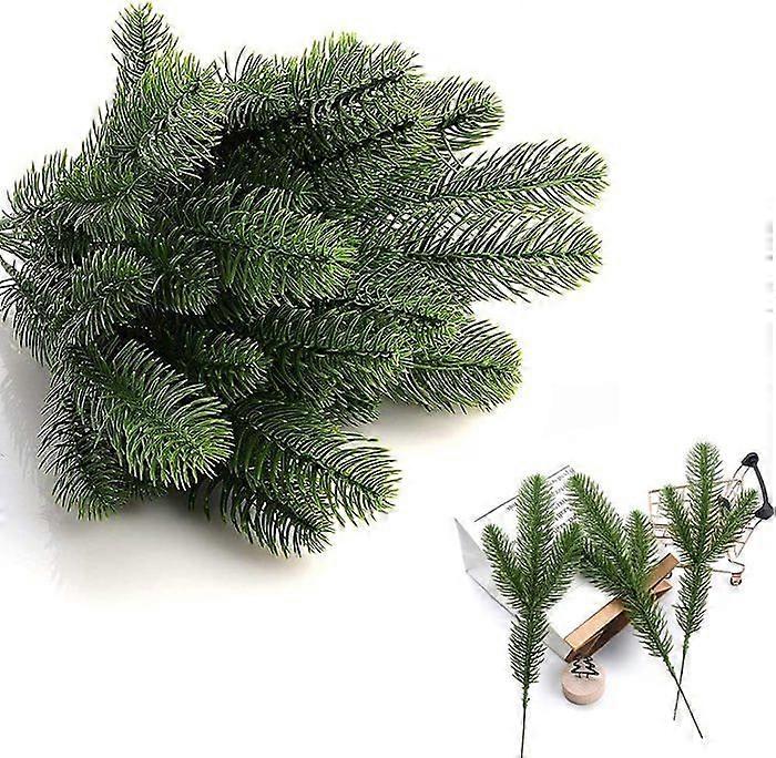 Pack of 50 artificial pine branches for Christmas decoration