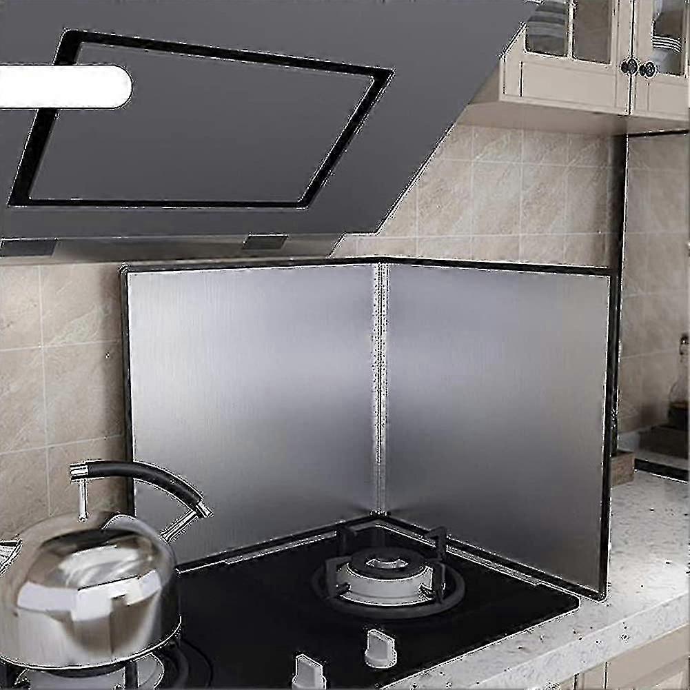Foldable Baking Splatter Splatter Plate Stainless Steel Oil Guard Splash Screen