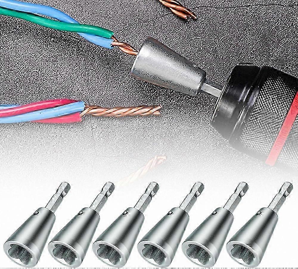 Electric Drill Wire Twisting Tool for Stripping and Connecting Wires, Durable Wire Twister Accessory for Home and Workshop Use