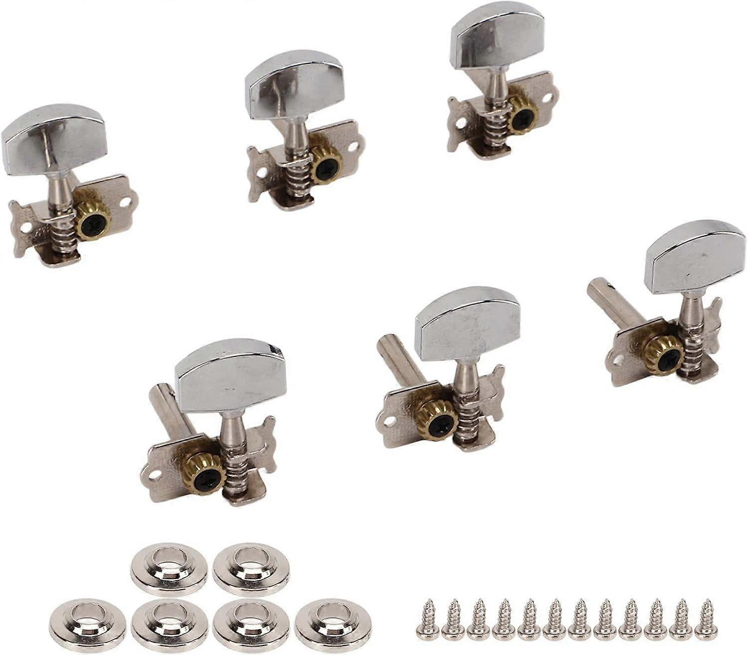 3L3R 6 Pieces Guitar Tuner  Knobs, Open String Tuning Pegs Set Tuning Keys for