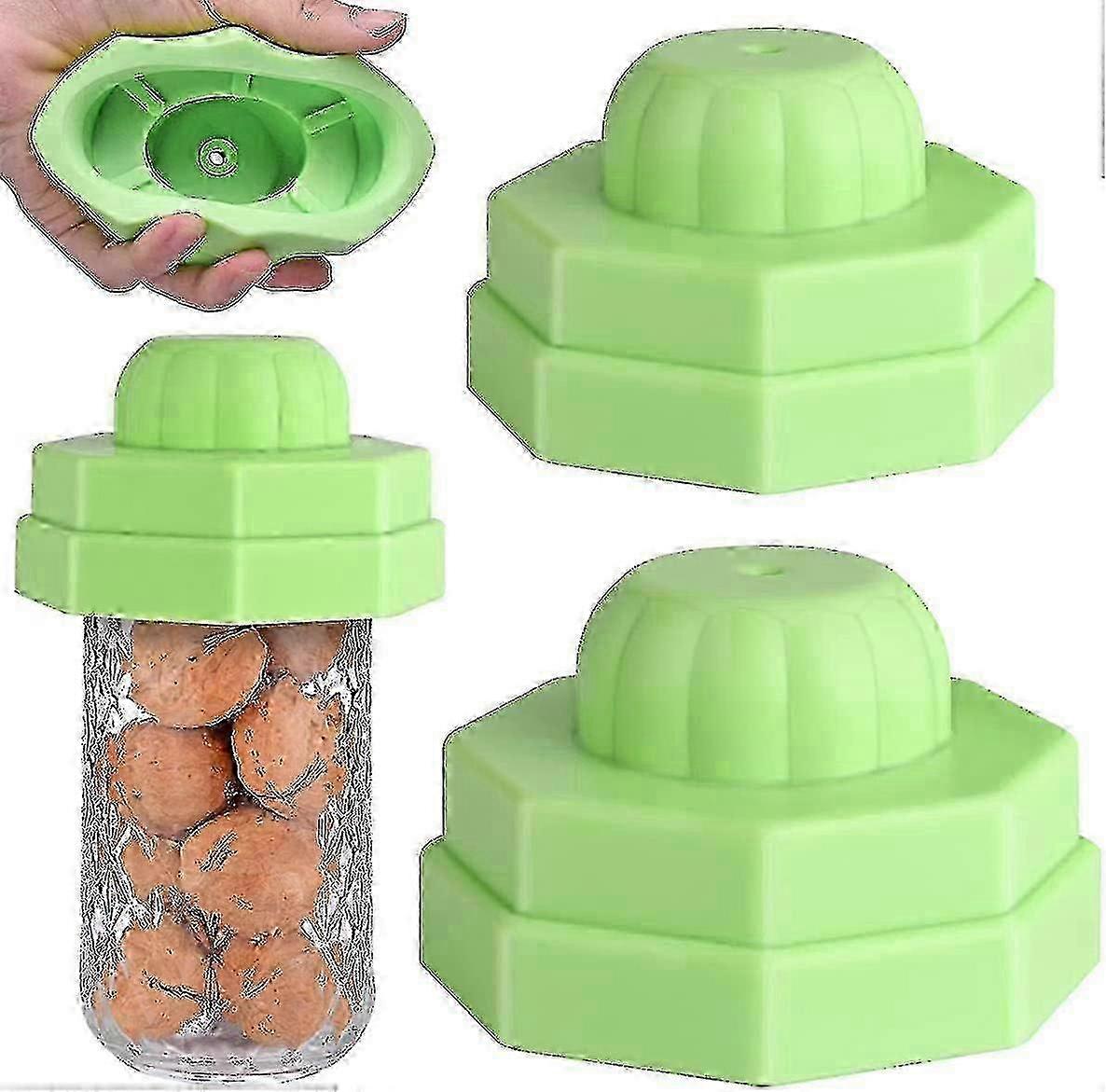 2 Pcs Universal Vacuum Jar Sealers Silicone Vacuum Sealers Compatib...