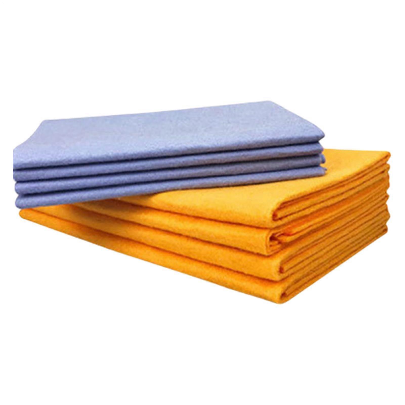 Cleaning Shammy Super Absorbent Chamois Towel For Car Drying Floors And Kitchen Use Machine Washable Streak