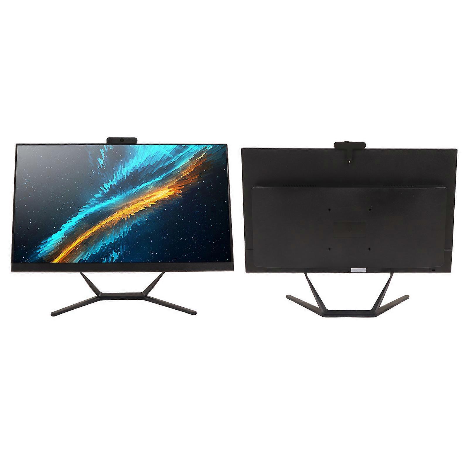 23.8inch All in One Desktop pentru Windows10 4 Core 4 Thread 1920x1080 FHD All in One Desktop cu Cameră 100-240V Negru