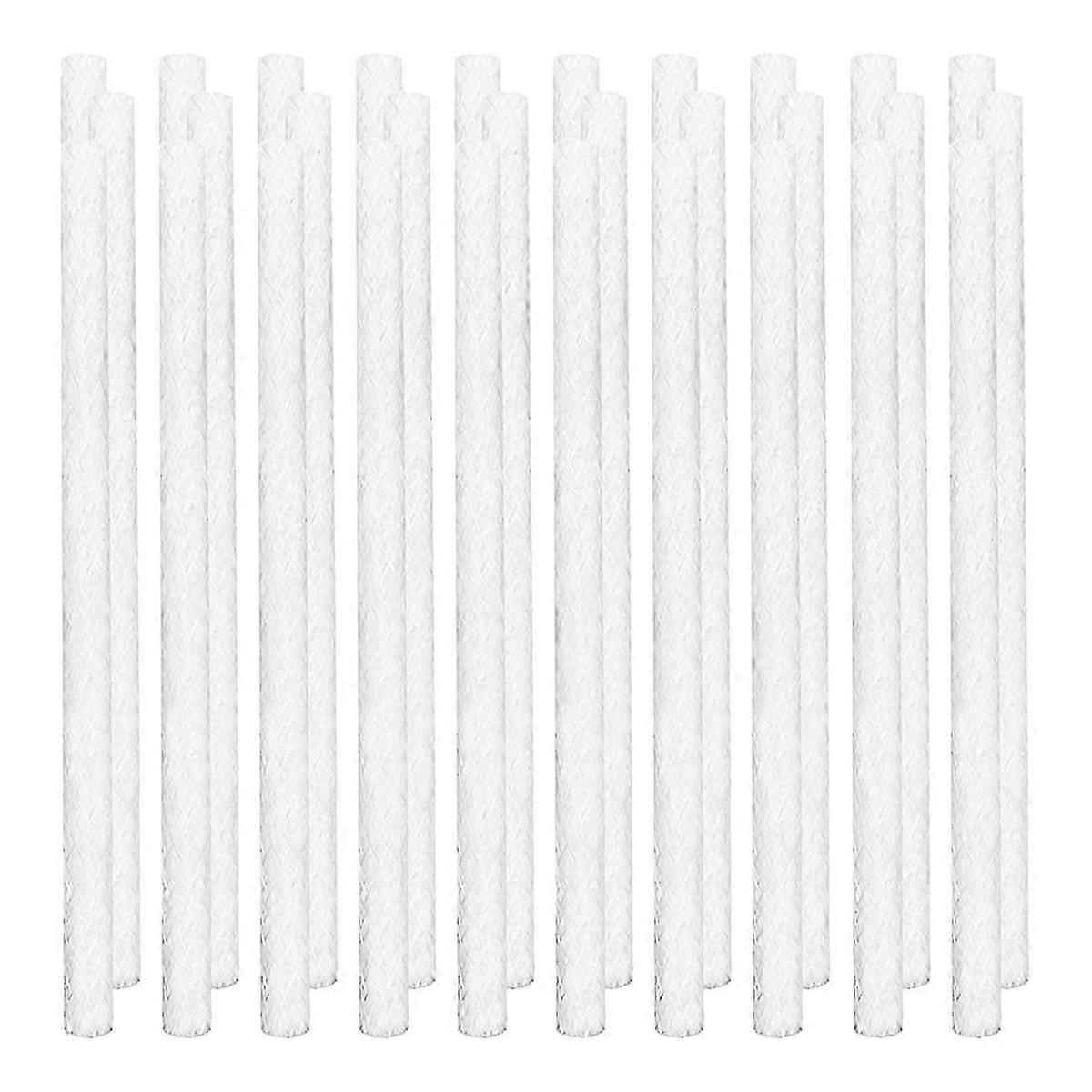 30 قطعة من الفتائل المصنوعة من الألياف الزجاجية لمشاعل وزجاجات الإضاءة مقاس 10 بوصات ، فتائل استبدال الديكور الداخلي